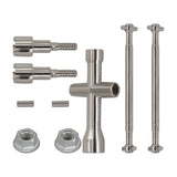 Maxbell 1:16 Scale RC Car Drive Shafts Metal for 16101Pro/16102Pro/16103Pro/16201Pro 6311