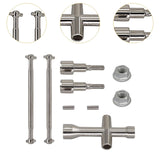 Maxbell 1:16 Scale RC Car Drive Shafts Metal for 16101Pro/16102Pro/16103Pro/16201Pro 6311