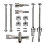 Maxbell 1:16 Scale RC Car Drive Shafts Metal for 16101Pro/16102Pro/16103Pro/16201Pro 6312