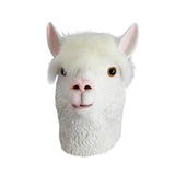 Maxbell Alpaca Mask Novelty Fancy Dress Animal Mask for Carnival Christmas Birthday