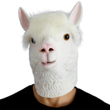 Maxbell Alpaca Mask Novelty Fancy Dress Animal Mask for Carnival Christmas Birthday