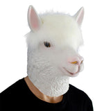 Maxbell Alpaca Mask Novelty Fancy Dress Animal Mask for Carnival Christmas Birthday