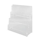 Maxbell 2xSport Cards Display Shelf Sleeved Trading Cards Display Stand for Retail