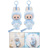 Maxbell Labubu Plush Keychain Pendant Toy Cartoon with Keyring Accessories Plush Toy THE MONSTERS