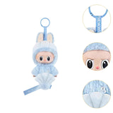 Maxbell Labubu Plush Keychain Pendant Toy Cartoon with Keyring Accessories Plush Toy THE MONSTERS