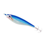 Maxbell Luminous Squid Jigs Hook Glow Float Minnow Lure for All Waters Freshwater light blue