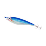 Maxbell Luminous Squid Jigs Hook Glow Float Minnow Lure for All Waters Freshwater light blue