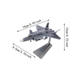 Maxbell 1:144 Scale Attack Plane Model Metal Aircraft Model for Bookshelf Bar Office