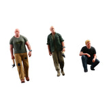 Maxbell 3 Pieces 1:64 Model People Figures for DIY Projects Miniature Scene Railways