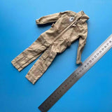 Maxbell 1/6 Scale Men Fighter Suit Costume Costume for 12in Action Figures Accessory