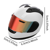 Maxbell 1:6 Scale Miniature Helmet Casual Hard Hat for 12'' Action Figures Accessory white