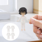 Maxbell 4x 1:12 Dolls Clothes Set Scene Photo Prop Base Layer Shirt for Gsc BJD Doll long sleeved suit