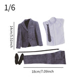 Maxbell 1/6 Scale Figure Doll Clothes Outfit with Shirt Belt for 12inch Male Figures