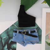 Maxbell 1/6 Scale Female Clothes Set with Belt Doll Clothes for 12inch Action Figure