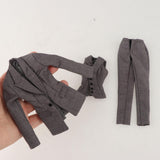 Maxbell 3x 1:6 Female Figure Doll Clothes for 12 inch Dress up Female Action Figures Gray