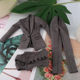 Maxbell 3x 1:6 Female Figure Doll Clothes for 12 inch Dress up Female Action Figures Gray