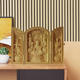 Maxbell Buddha King Buddha Lightweight Handmade Carving Home Decor Sitting Statue Desk