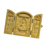 Maxbell Western Three Saint Figurine Lifelike Vivid Crafts Desk Miniature Sculpture