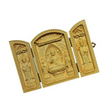 Maxbell Western Three Saint Figurine Lifelike Vivid Crafts Desk Miniature Sculpture