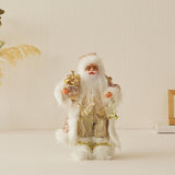 Maxbell Christmas Decor Doll Cute Santa Claus Figurine for Xmas Party Table Ornament S
