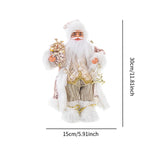 Maxbell Christmas Decor Doll Cute Santa Claus Figurine for Xmas Party Table Ornament S