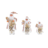 Maxbell Christmas Decor Doll Cute Santa Claus Figurine for Xmas Party Table Ornament S