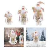 Maxbell Christmas Decor Doll Cute Santa Claus Figurine for Xmas Party Table Ornament S