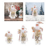 Maxbell Christmas Decor Doll Cute Santa Claus Figurine for Xmas Party Table Ornament S
