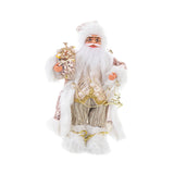 Maxbell Christmas Decor Doll Cute Santa Claus Figurine for Xmas Party Table Ornament S