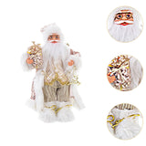 Maxbell Christmas Decor Doll Cute Santa Claus Figurine for Xmas Party Table Ornament S