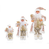 Maxbell Christmas Decor Doll Cute Santa Claus Figurine for Xmas Party Table Ornament S