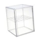 Maxbell Clear Display Case Football Helmet Display Case for Action Figure Toys Purse 2 Tiers