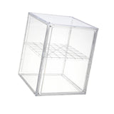 Maxbell Clear Display Case Football Helmet Display Case for Action Figure Toys Purse 2 Tiers