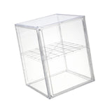 Maxbell Clear Display Case Football Helmet Display Case for Action Figure Toys Purse 2 Tiers