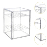 Maxbell Clear Display Case Football Helmet Display Case for Action Figure Toys Purse 3 Tiers