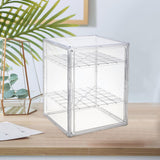 Maxbell Clear Display Case Football Helmet Display Case for Action Figure Toys Purse 3 Tiers