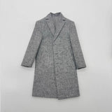 Maxbell 1/6 Male Trench Coat Action Figures Windbreaker for 12inch Male Dolls Figure gray