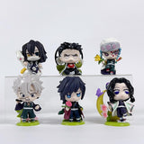 Maxbell 6 Pieces Cute Series Figures Trendy Gift Home Decor for Living Room Car Desk