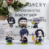 Maxbell 6 Pieces Cute Series Figures Trendy Gift Home Decor for Living Room Car Desk