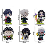 Maxbell 6 Pieces Cute Series Figures Trendy Gift Home Decor for Living Room Car Desk