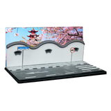 Maxbell 1/64 Car Scene Model Gift Park Backdrop Scene for Car Model Figures Ornament
