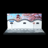 Maxbell 1/64 Car Scene Model Gift Park Backdrop Scene for Car Model Figures Ornament