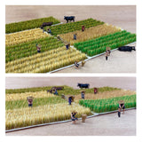 Maxbell 10x 1/87 Scale Cow Model Dioramas Architectural Resin Mini Cows Fairy Garden