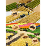 Maxbell 10x 1/87 Scale Cow Model Dioramas Architectural Resin Mini Cows Fairy Garden