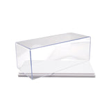 Maxbell Clear Acrylic Display Case for 1:43 Model Cars Protection for Arts Car Model white 16.3x7.3x8.5CM