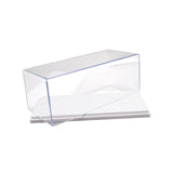 Maxbell Clear Acrylic Display Case for 1:43 Model Cars Protection for Arts Car Model white 16.3x7.3x8.5CM