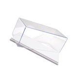 Maxbell Clear Acrylic Display Case for 1:43 Model Cars Protection for Arts Car Model white 16.3x7.3x8.5CM