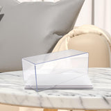 Maxbell Clear Acrylic Display Case for 1:43 Model Cars Protection for Arts Car Model white 16.3x7.3x8.5CM