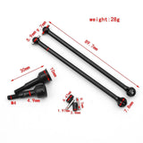 Maxbell 4x 1:12 RC Front and Rear Drive Shaft RC Car Accessory for AM D12 AM x12 DIY