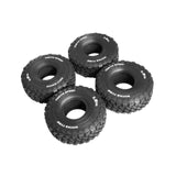 Maxbell 4Pcs RC Tires DIY Practical Parts Accs Wheel Tires for 1:10 RC Car Toy Hobby